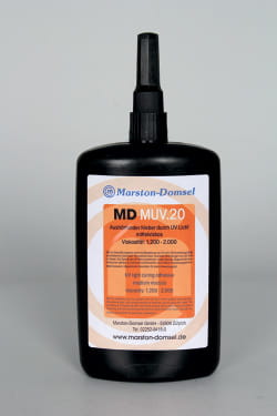 MD-UV Kleber 20 - UV-härtender Klebstoff - sekundenschnell härtend & transparent - 250g Flasche MD-UV Kleber 20 - UV-härtender Klebstoff - sekundenschnell härtend & transparent - 250g Flasche