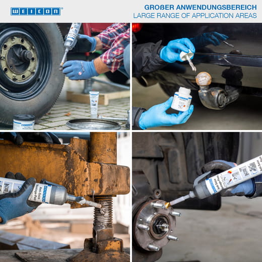 WEICON Anti-Seize Montagepaste – Anwendung