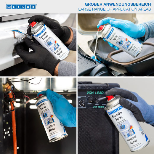 WEICON Kontakt-Spray – Anwendung