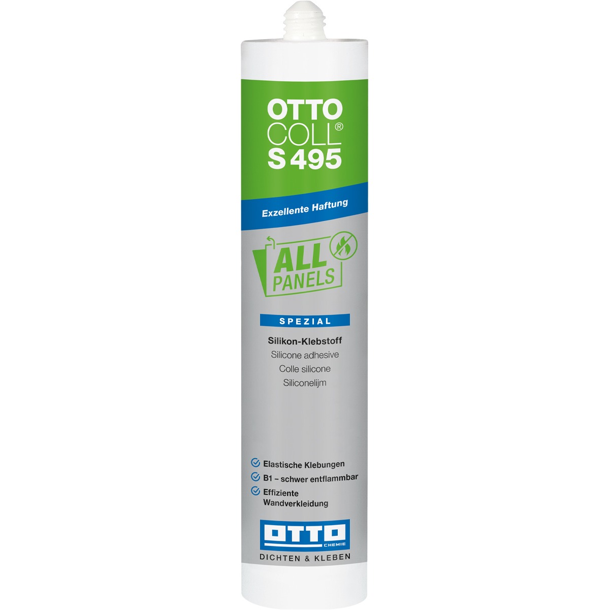 OTTOCOLL® S 495 - Der Silikon-Klebstoff für Paneele