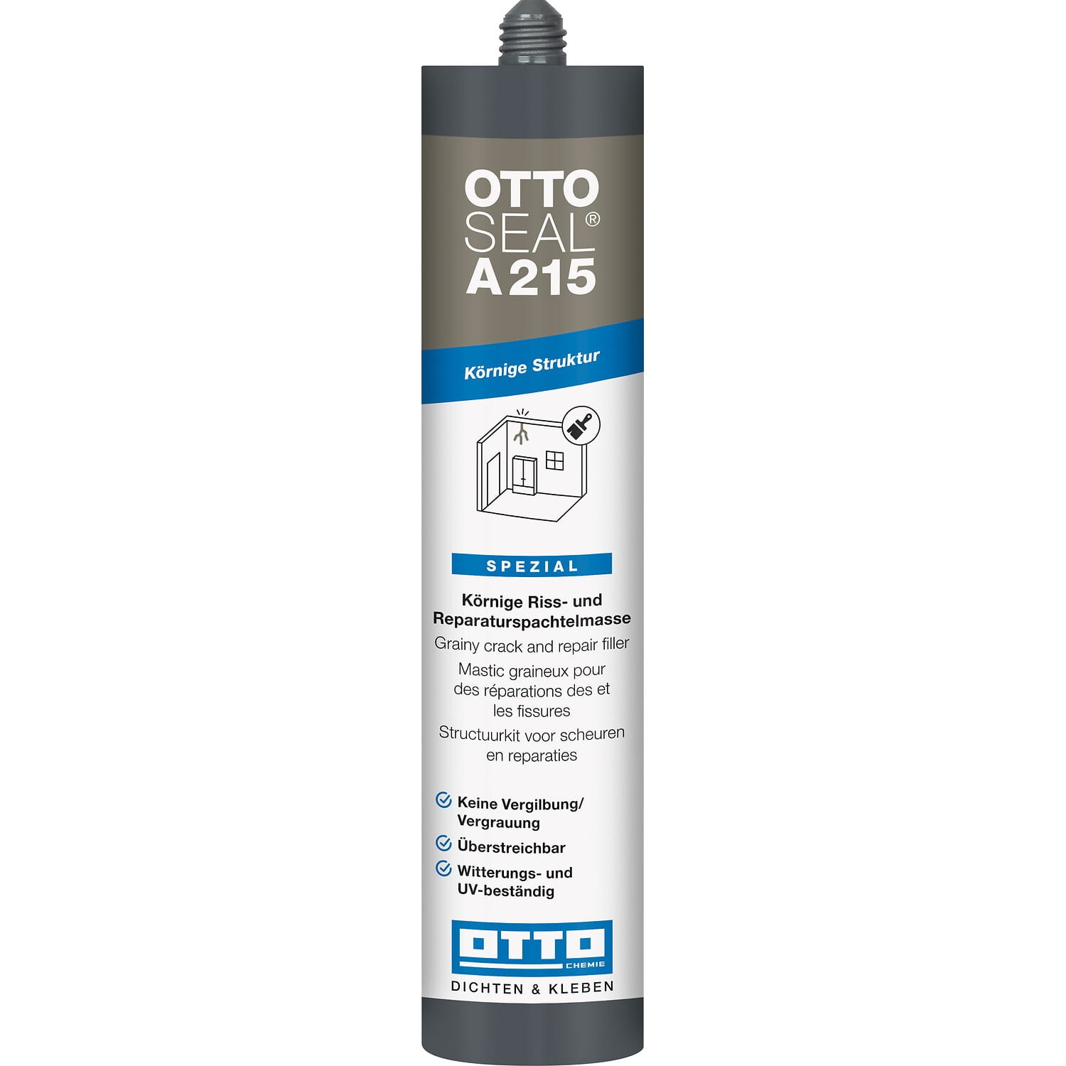 OTTOSEAL® A 215 - Die körnige Riss- und Reparaturspachtelmasse