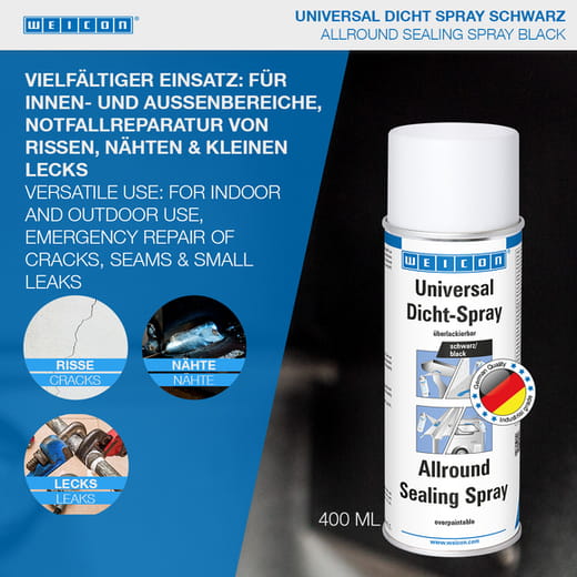 WEICON Universal Dicht-Spray – Anwendung WEICON Universal Dicht-Spray – Anwendung