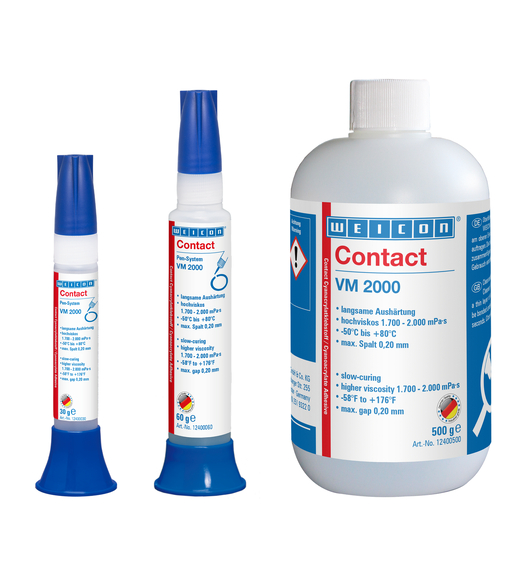 WEICON VM 2000 Cyanacrylat-Klebstoff – Produktgruppe